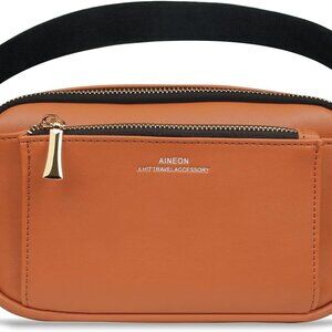 Fanny Packs for Women Fashion Leather Fanny Pack for Men Girls Boys, Plus Size W